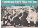 DION & WANDERERS--TOUGH PICTURE SLEEVE ONLY--(TOMORROW WON'T BRING THE RAIN)--PS