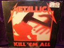 METALLICA (KILL 'EM ALL) MEGA FORCE LP, VINYL,, RECORD,COND. VG.  LOOK..