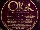 Clarence Williams Blue Five- Black Bird Looking -78rpm Jazz Record Okeh 40260 V+