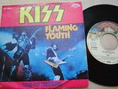 KISS 7 INCH FLAMING YOUTH BF 18504 GERMANY GERMAN PRESS 1976 ORIGINAL