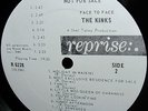 RARE 1966 MONO PROMO   THE KINKS  FACE TO FACE   Psych Garage + SUNNY AFTERNOON