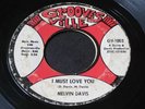 Melvin Davis   I Must Love You   Groovesville   Detroit northern soul 45 HEAR ?