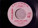 LESLIE UGGAMS Here And Now RARE LATIN POPCORN DJ PROMO 45 on Columbia Hear