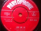 Beatles Love Me Do Red Parlophone 7xce 17144 1n ZT VG Original Rare PP free UK