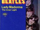 BEATLES Lady Madonna/The Inner Light ORIG 45 & PICTURE SLEEVE w/Fan Club Insert