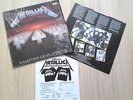 METALLICA -MASTER OF PUPPETS ORIG UK LP WITH MERCHANDISE SHEET *VINYL EXCELLENT