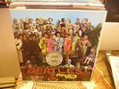 THE BEATLES Sgt Peppers Lonely vinyl LP Capitol Records Rainbow EX mono