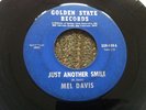 Funk Soul MEL DAVIS Just Another Smile / The Life I Live Golden State RARE HEAR