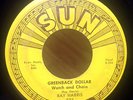 RAY HARRIS - GREENBACK DOLLAR Sun Record #272 ORIGINAL 45 WILD ROCKABILLY