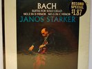 Rare Classical LP- Janos Starker - Bach/Suites For Solo Cello - Mercury - SEALED