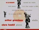 Mozart Sonatas f. Violin & Piano - Grumiaux, Haskil - 1956 Philips minigroove