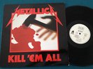 METALLICA kill em all LP 1984 white label / FRENCH PRESS  N.E.W
