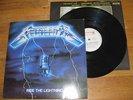 METALLICA ride the lightning LP 1984 Roadrunner |Testament, Megadeth, Anthrax|