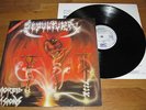 SEPULTURA morbid visions + bestial devastation rare LP Roadracer |Sarcófago|