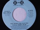 rare Modern Soul 45 TERRY BEAR the night for dancing