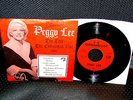 PEGGY LEE The Christmas List & Tree 45 Rare Capitol Promo w/Picture Sleeve NM