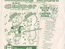 RICHIE RICH & CASPER--PICTURE SLEEVE + 45--(RICHIE RIC/CASPER SONG)--PS--PIC-SLV