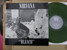NIRVANA BLEACH UK TUPLELO Original Green Vinyl 1989 NM LP