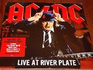AC/DC LIVE AT RIVER PLATE ORIGINAL RED COLORED VINYL 3-LP 33 RPM SET ROCK SEALED