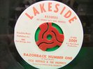 Cecil Buffalo The Prophets Razorback Number One / The Five Sounds Lakeside AR 45