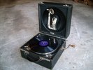 antique decca record player
