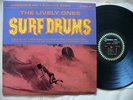 THE LIVELY ONES- SURF DRUMS RARE 1963 ORIGINAL SURF GARAGE HOT ROD MONO LP CLEAN