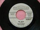 Willie Hutch 45rpm THE DUCK and LOVE RUNS OUT, Promotional copy, not for sale
