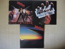3LP Set JUDAS PRIEST – orig (1979-1981) - Unleashed/British/Point - EX