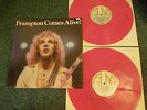 RARE radio disc jockey owned FRAMPTON COMES ALIVE 2XLP PINK VINYL W/ SOME BLUE