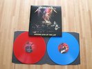 2LP - METALLICA STRONG ARM OF THE LAW RED & BLUE VINYLS RARE
