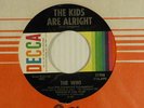 THE WHO rock 45 THE KIDS ARE ALRIGHT / A LEGAL MATTER   DECCA M-