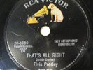 Elvis Presley That's All Right/ Blue Moon 78 rpm record 20-6380 RCA Victor Rare