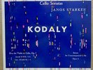 KODALY Cello Sonatas JANOS STARKER (Period SPL 510) LP