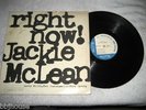 JACKIE MCLEAN - Right Now  - Rare Original NEW YORK Van Gelder BLUE NOTE LP