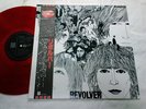 BEATLES REVOLVER JAPAN 1982 ORIGINAL MONO RED COLOR VINYL w/NARROW OBI RARE