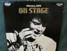 Elvis Presley On Stage LP PROMO Stamped NOW International Hotel