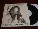 MINOR THREAT - TRY NOT TO FORGET LP   TEST PRESSING LTD 23 copies SILK SCREEN