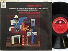 Stravinsky:Sym 3 Movements/Pulcinella:Klemperer:Columbia SAX 2588:Orig Red Semi