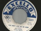 BLUES ROCKER bw/ BLUES--JERRY McCAIN-- TWO SIDER - HEAR BOTH-1957 PROMO EXCELLO