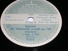 Enrico Mainardi ( Cello )Schumann - Konzert für Violoncello Siemens 3-78 rpm NM