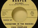 Paul Chaplain Promo 45 Swingtime In The Rockies Rockabilly-Harper