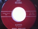 BENNY ENGLAND eloping / somehow 45 SNAP original RARE rockabilly ingram LISTEN