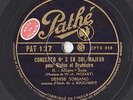 Denise SORIANO, violin. Mozart. Violin Concerto 3 in G. Pathe PAT-127/9. E++/M-