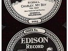 Edison Diamond Disc Record 51394 Georgia Melodians Charley, My Boy Red Hot Mamma