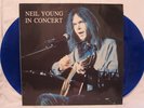 NEIL YOUNG   IN CONCERT   1970   RARE BLUE DOUBLE VINYL TMOQ SWINGIN' PIG   2 LP