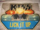 KISS-LICK IT UP-RARE TANK SHAPED PICTURE DISC SHAPE-KPIC5-UK LIMITED EDITION