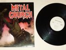 METAL CHURCH s/t LP Record 1985 Vinyl HEAVY METAL White Label Promo WLP