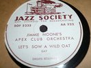 JIMMIE NOONE'S APEX CLUB ORCHESTRA Let's sow a wild oat 78 Jazz Society AA522
