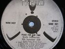 Warm dust: Peace for our time ORIG UK TREND A/1 B/1 FIRST PRESSING EX++/EX+ COPY