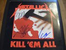 Metallica- Kill Em all LP Sleeve signed by all the band